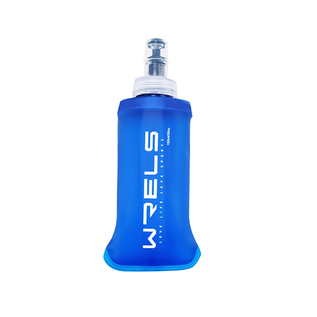 Gourde Pliable en Silicone BLEU FONCÉ 150ml / 250ml / 500ml – Bouteille Souple Réutilisable pour Sport, Running & Voyage
