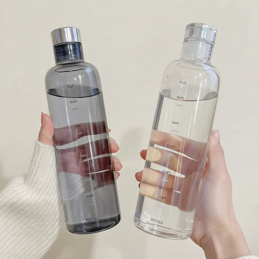 Gourde Élégante 500ml en Plastique sans BPA – Bouteille Étanche & Légère pour Sport, Bureau & Aventures Outdoor