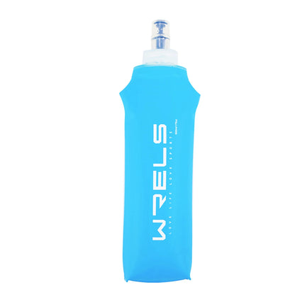 Gourde Pliable en Silicone BLEU CLAIR 150ml / 250ml / 500ml – Bouteille Souple Réutilisable pour Sport, Running & Voyage