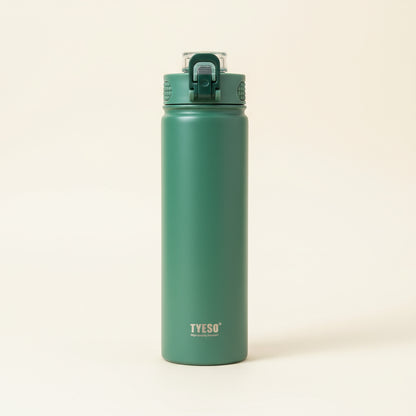 Thermos Inox avec Paille 600ml / 750ml – Bouteille Isotherme Double Paroi pour Sport, Voyage & Voiture