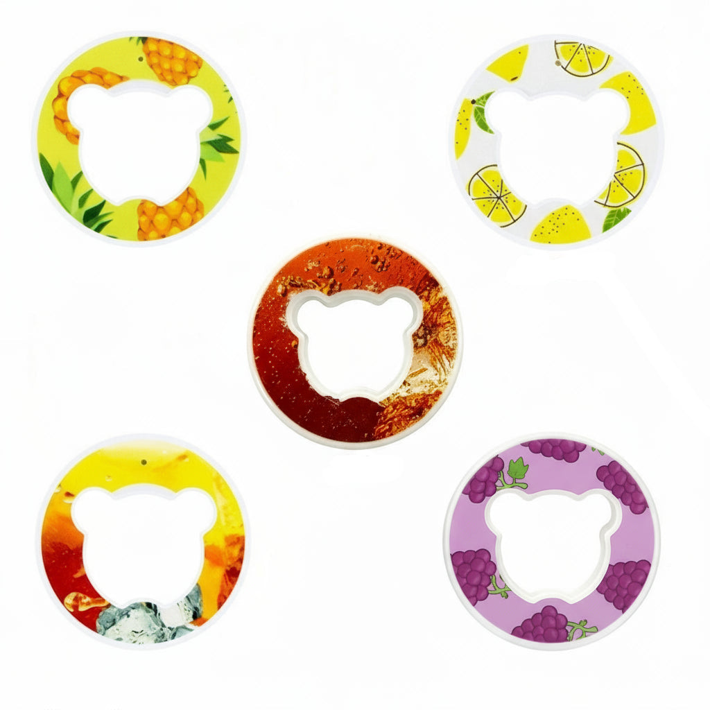 Capsules de Saveur pour Gourde Sensorielle – Lot de 5 ou 7 Arômes Fruités Sans Sucre ni Calorie | Accessoire pour Bouteilles Air Water